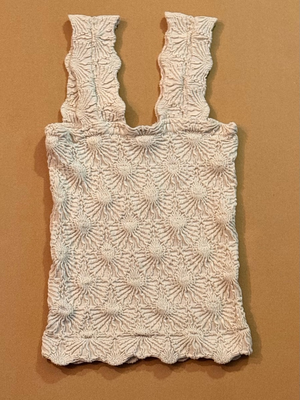 Urban Outfitters Cream Crochet-Style Tank